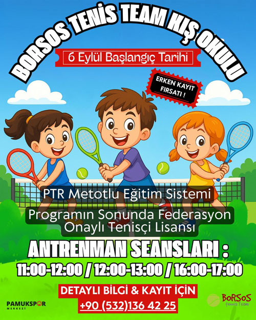 Pamukspor, tenis okulu, tenis kış okulu
